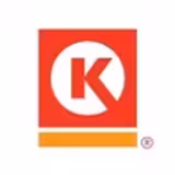 Red and white Circle K logo inside a red square with an orange stripe below, on a white background.