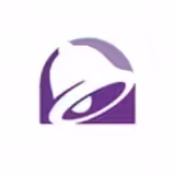 A simplified purple bell logo resembling a taco shape inside a rounded square, used as the Taco Bell restaurant logo.